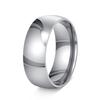 Anello di Coppia in Acciaio Titanio e Diamante Stile Europeo e Americano - Gioielli alla Moda in Acciaio Inossidabile