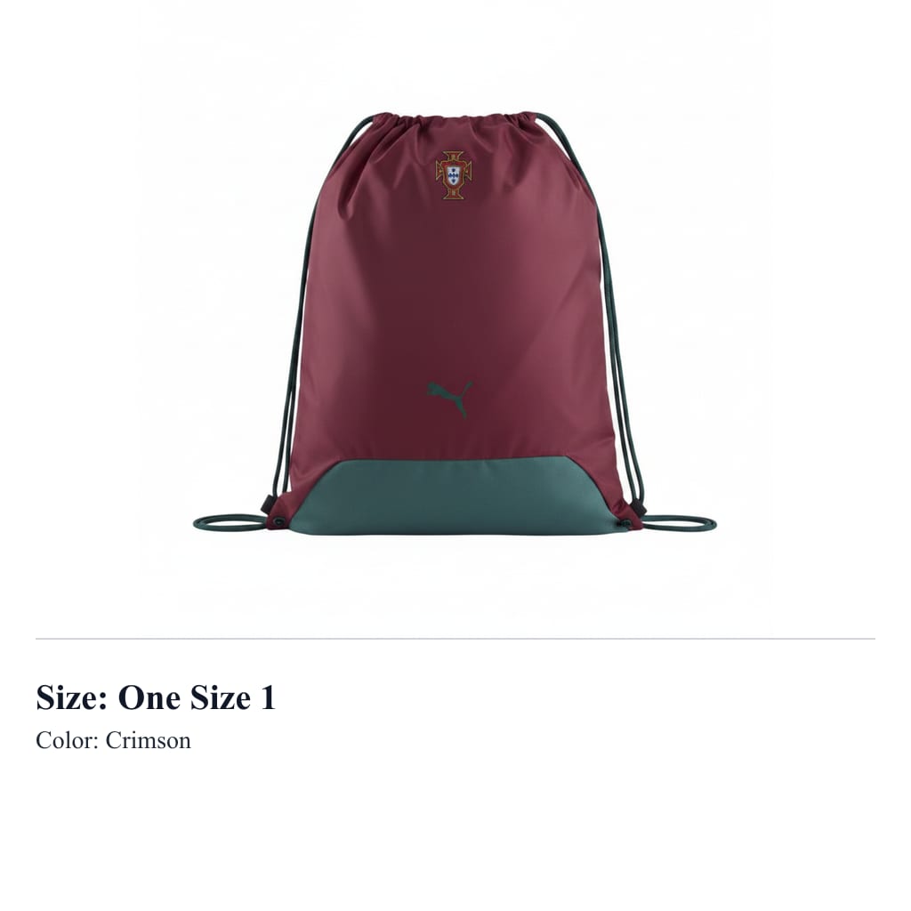 PUMA X Portugal National Team, Collaboration TEAMGOAL Fabric Backpack Unisex Dark Red 09246111