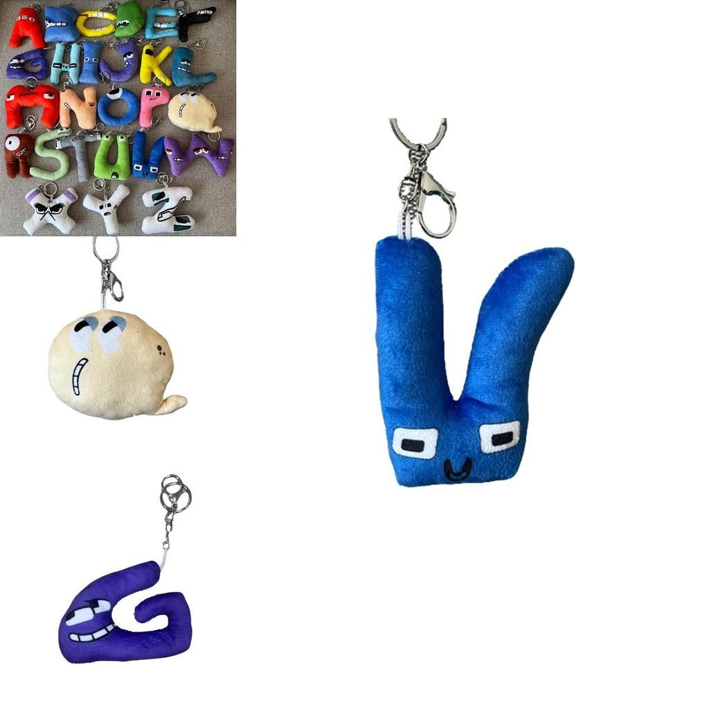 Cozy Alphabet Lore Plush Pendant Doll Baby Educational Toy Home Decor Xmas Gift