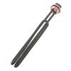 120W Electric Heating Tube 1-1/4 Inch Threaded Type Folding Thermostat Tube for Hot Water Tank and