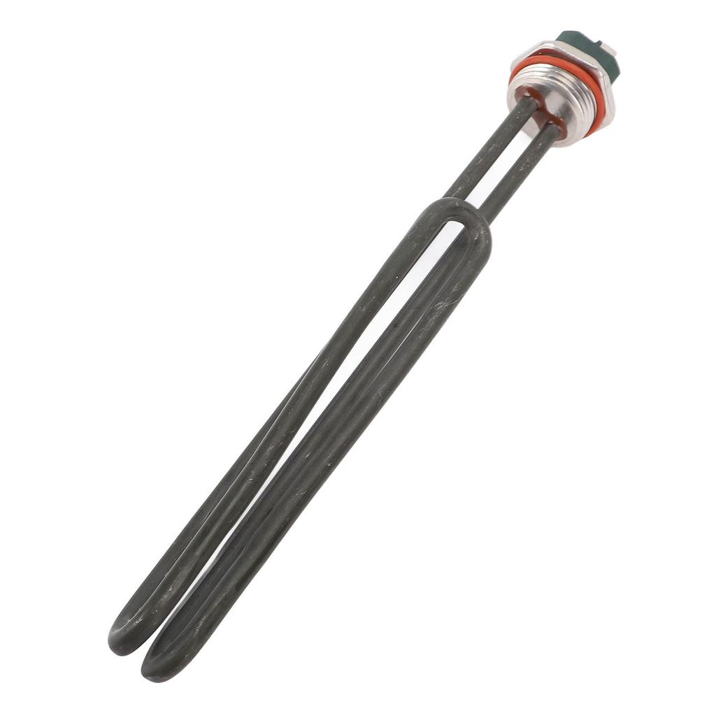 120W Electric Heating Tube 1-1/4 Inch Threaded Type Folding Thermostat Tube for Hot Water Tank and