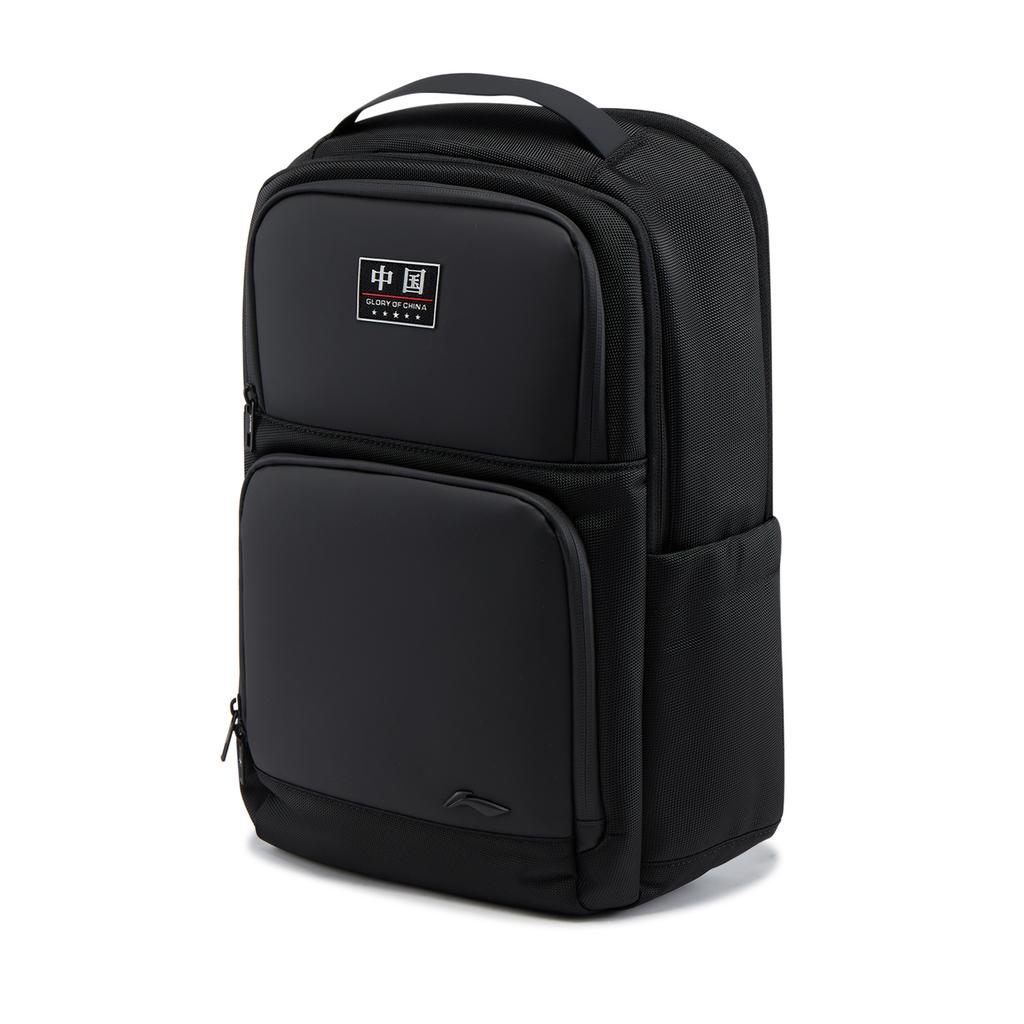 Li Ning Glory Series Polyester Backpack Unisex Black ABSV499-1