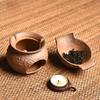 Rough Pottery Tea Roasters Vintage Ceramic Tea Scenting Candle Base Black Tea Green Tea Scenting Tea Ceremony Kung Fu Tea Set