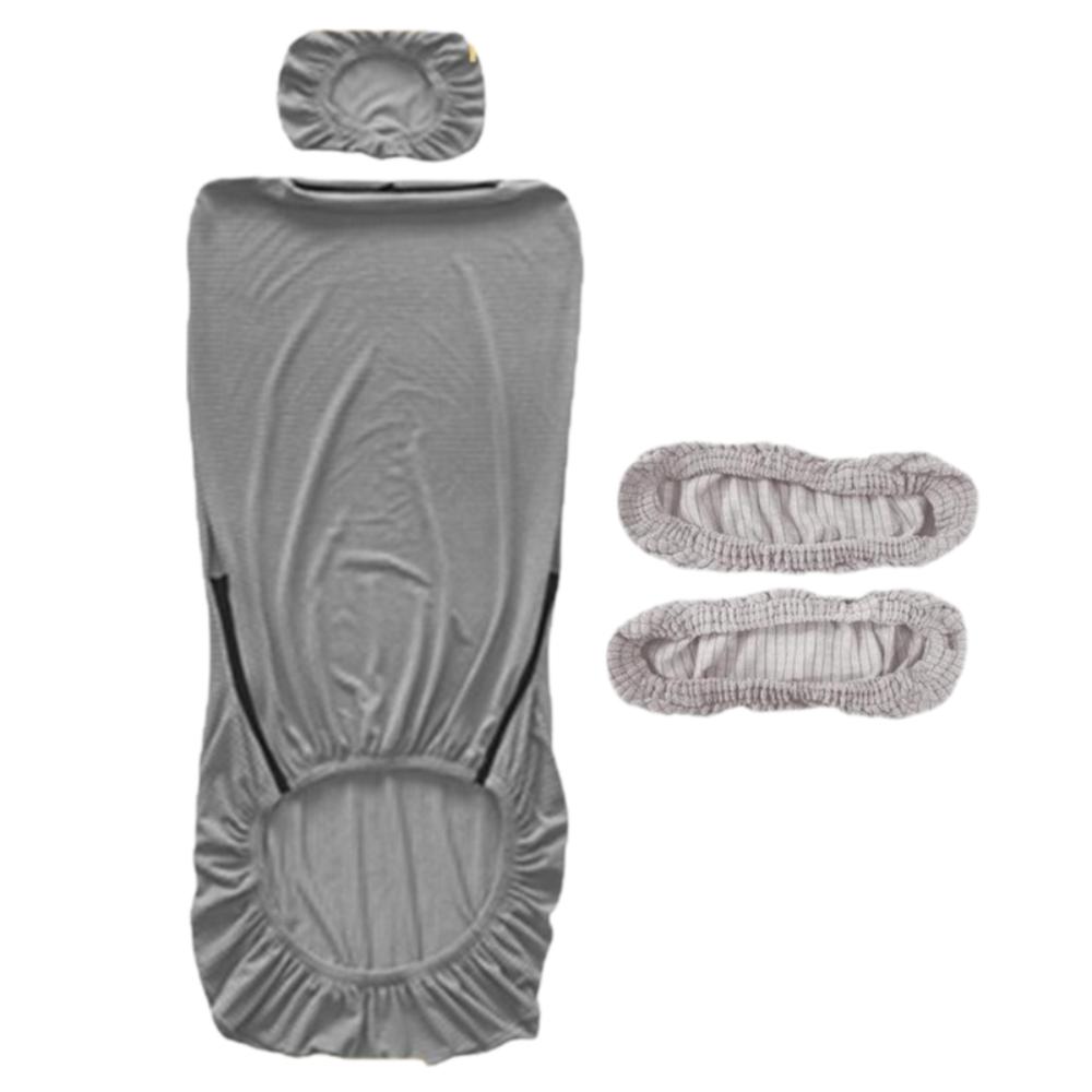 

Новый эластичный чехол для офисного кресла однотонный чехол на подголовник чехол для игрового кресла моющийся чехол для компьютерного поворотного кресла серебряный