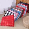Classic Thick Plaid Bed Sheet, Single/Double, All-Season Dormitory Student Use