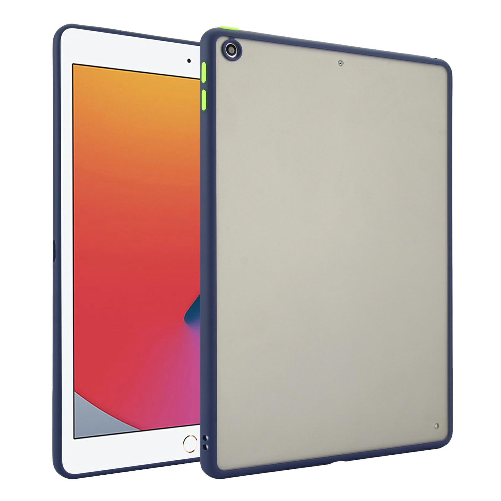 

Для iPad 9,7 дюйма (2018)/(2017) Чехол Кожа на ощупь Матовый Акриловый ТПУ Ударопрочный Чехол для планшета Dark Blue