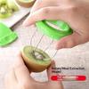 Kiwi Peeler Professional Kiwi Cutter Kiwi Tool 2 In 1 Stainless Steel Kiwi Fruit Peeler Kiwi Slicer Tool For Kiwi, Dragon Fruit