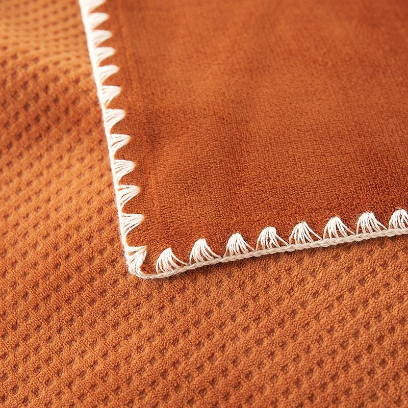 Waffle Plaid Blankets for Beds Winter Warm Flannel Double Layer Throw Blankets Milk Fleece Sofa Cover Queen King Bed Bedspread