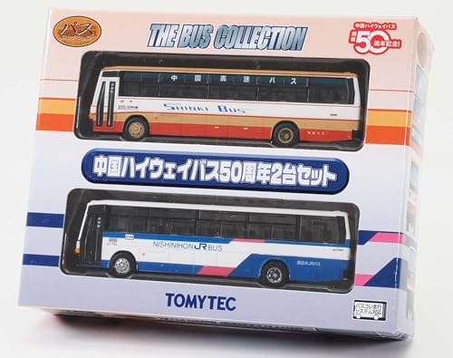 TOMYTEC The Bus Collection Bus Collection Chugoku Highway Bus 50th Anniversary Set of 2 Diorama Supplies 335399