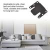 4PCS/8PCS Black Color Bracket Iron Interlocking Connector Sofa  Furniture Assembly