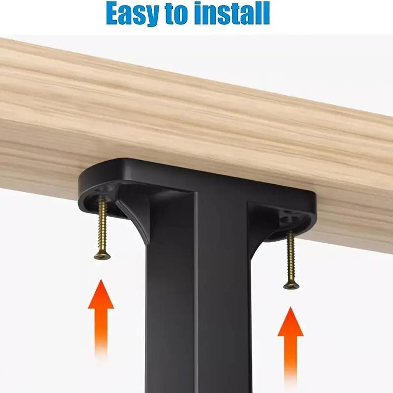 4/8 piezas para camas, sofás, tocadores y otros muebles. Soporte de listones centrales, pies de muebles duraderos, pueden mejorar el agarre. (como soporte auxiliar)