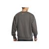 Nike Dri-Fit Moisture-Wicking Fleece Loose Long Sleeve Hoodie Men hoodies Medium-Gray Summit-White Desert-Moss HV4880-299