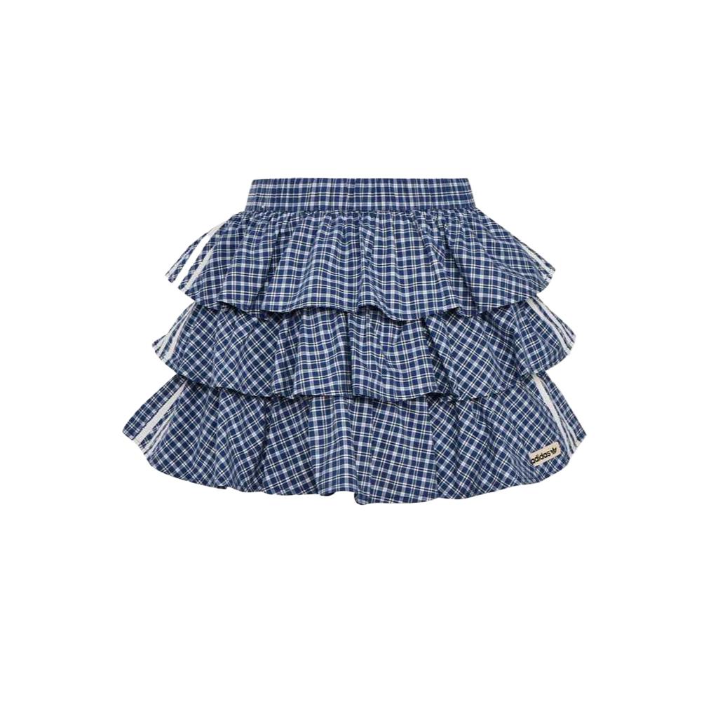 Adidas Originals Ss26 Sporty Lifestyle Plaid Simple Casual Skirt Women skirts KU9398 S