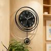 Modern Wall Clock Modern Clear Numbers Battery Operated Large Wall Clock Decorative For Bedroom Living Room Kitchen Bathroom