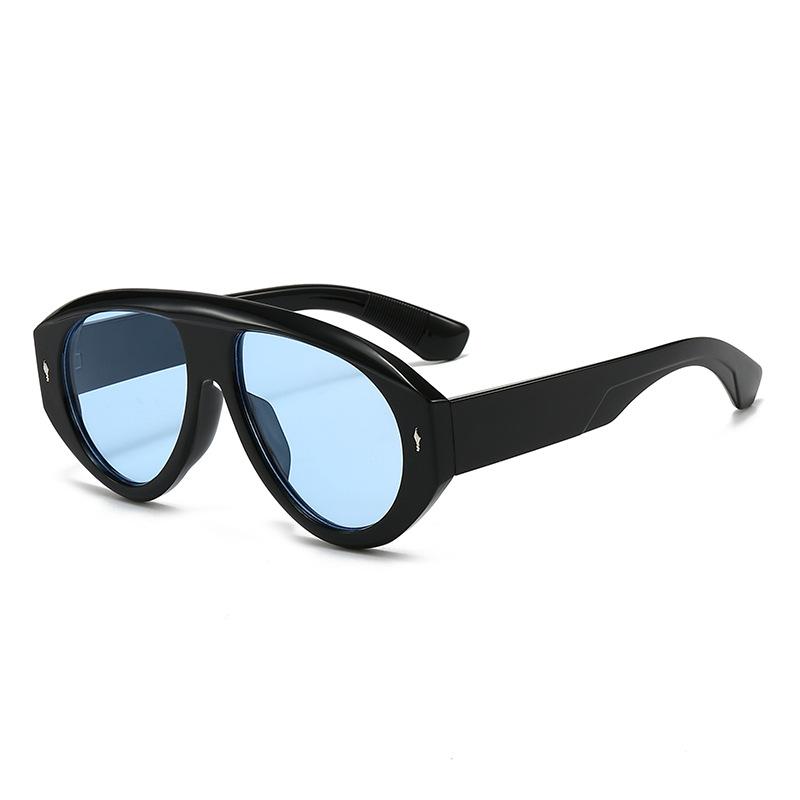 High Quality Fashion Oversized Vintage Luxury Sunglasses Women Men Travel Sunscreen UV Sunglasses