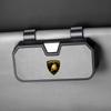 Car LOGO Sunglasses Storage Box Organizer Accessory Storage Box For Lamborghini Urus Huracan Aventador Premium Auto Accessories TT8