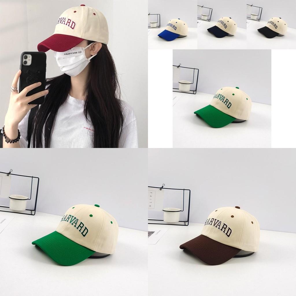 Stylish Women's Summer Baseball Cap Trendy Cotton Letter Design Sun Protection