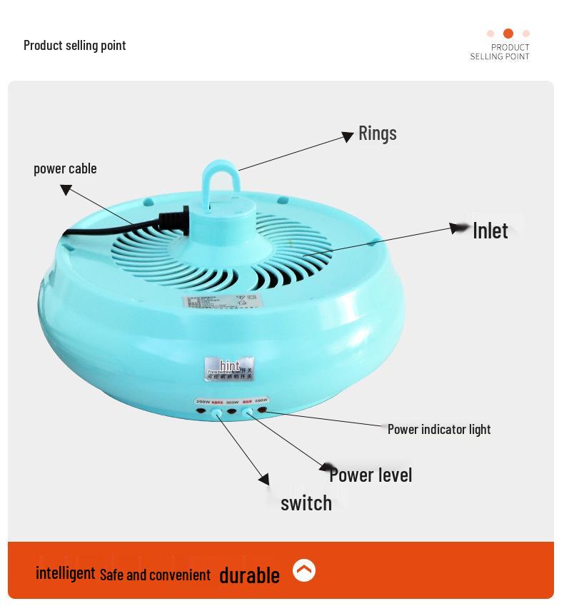 Aquaculture Brooding Heat Lamp: Waterproof, Explosion-Proof Temperature Control for Chick & Piglet Warming