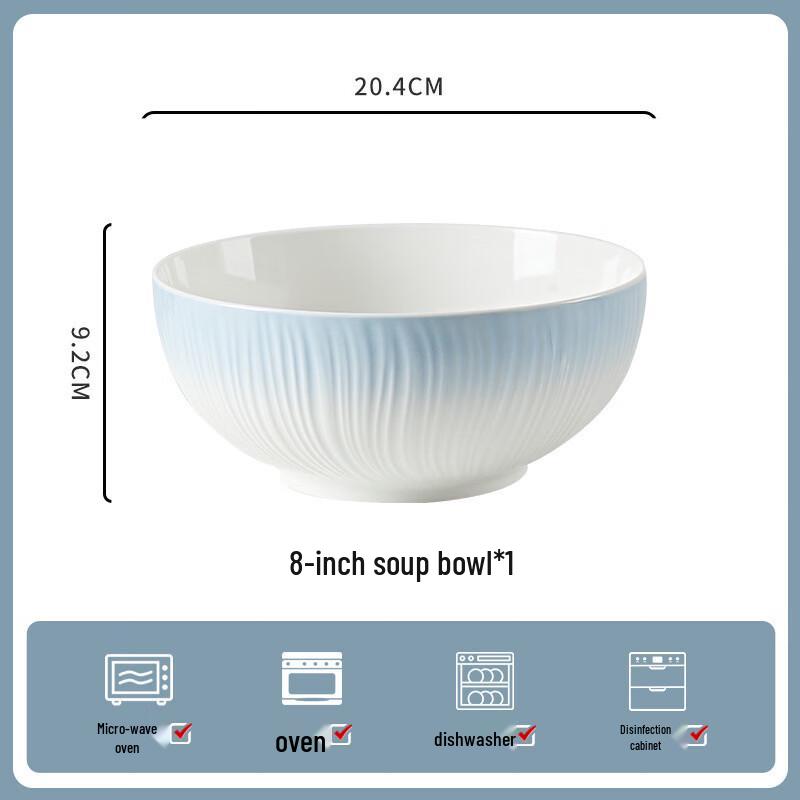 ZISIZ Unterglasur Jingdezhen Keramikschale