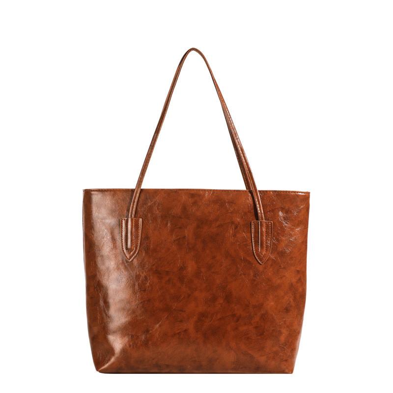 Trendy Street Style Medium Sized Pu Tote Bag Chic Shoulder Bag For Everyday Use