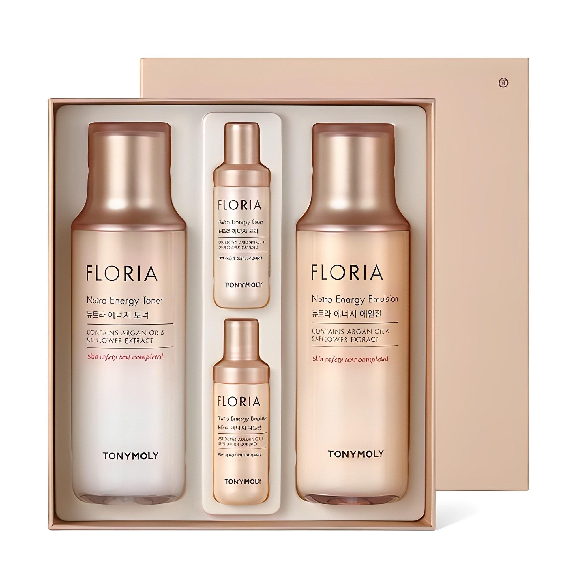 TONYMOLY Floria Nutra Energy 2-Piece Skincare Set Hydrating & Nourishing Care
