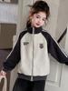 Girls' Spring/Autumn 2026 Sportswear Jacket - Stylish Baseball Top for Medium To Large Children