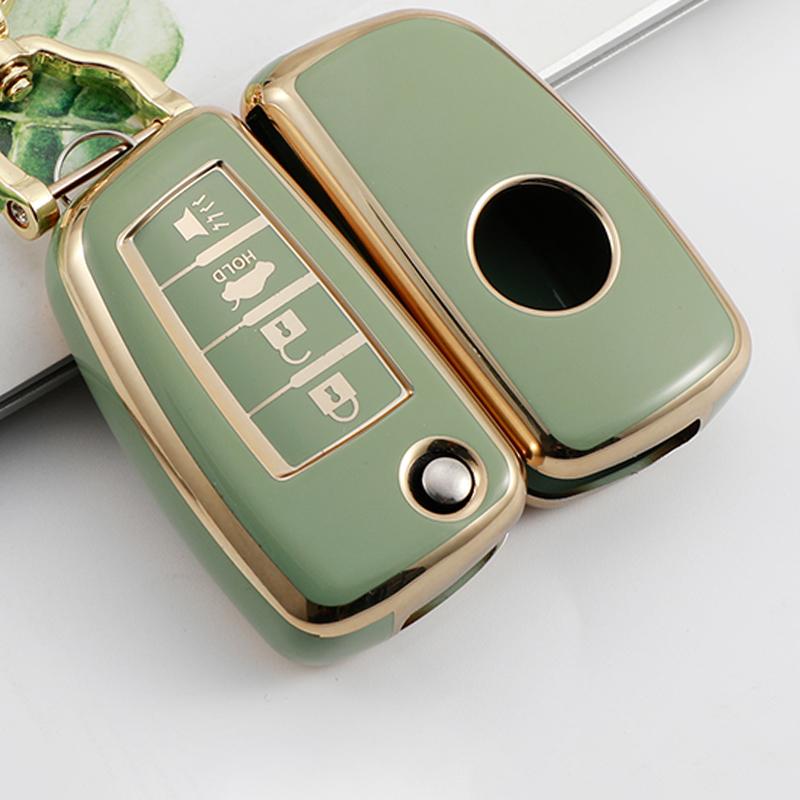 For Qashqai Switch 2020 Soft TPU Remote Case Key Cover Car for Nissan Qashqai J11 Juke Xtrail Sunny Cefiro A32 Holder Keychain