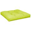 VidaXL Coussin de palette vert brillant 80x80x12 cm tissu 360502