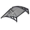 Awnings for Door Entrance, 24 X 24 In, Exterior Front Door Window Awnings with Drainage & ABS Bracket, Rain Snow Sun Protection, Overhang