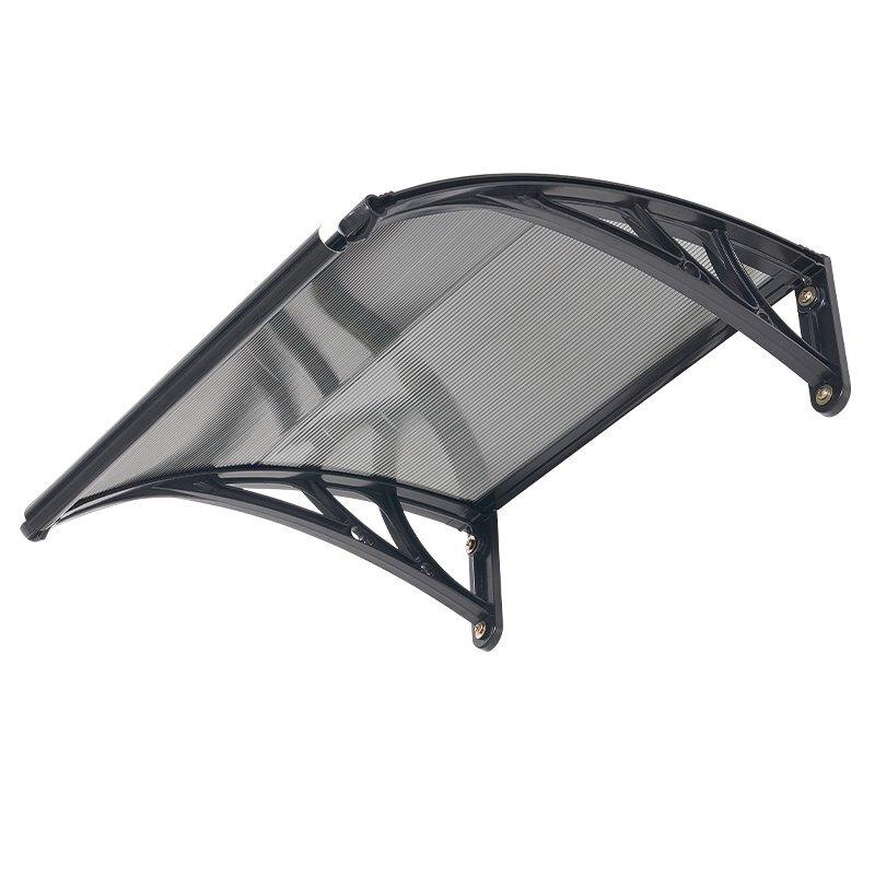 Awnings for Door Entrance, 24 X 24 In, Exterior Front Door Window Awnings with Drainage & ABS Bracket, Rain Snow Sun Protection, Overhang