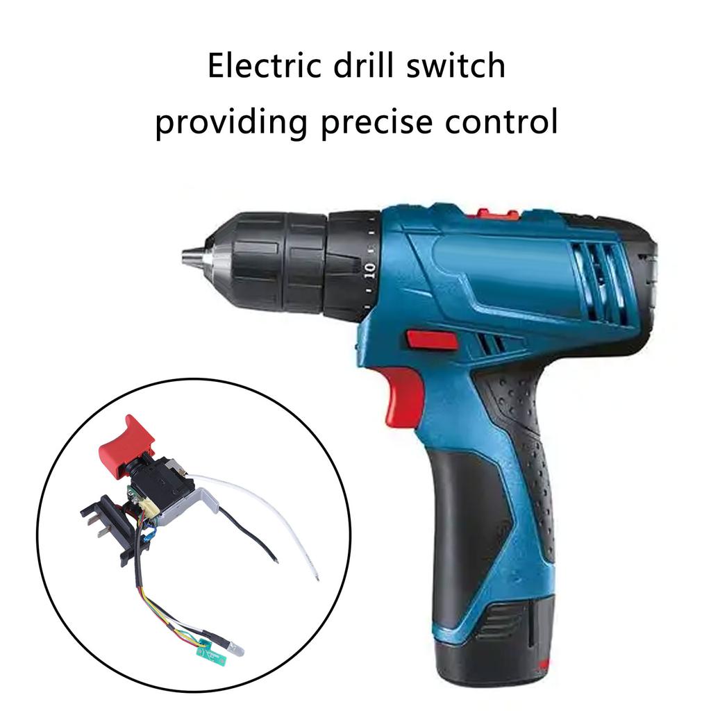 BS10.8V Switches Fit for PowerMaxx BS 10.8V 12V Cordless Drill Switches Control Tool Easy Installation Accessories