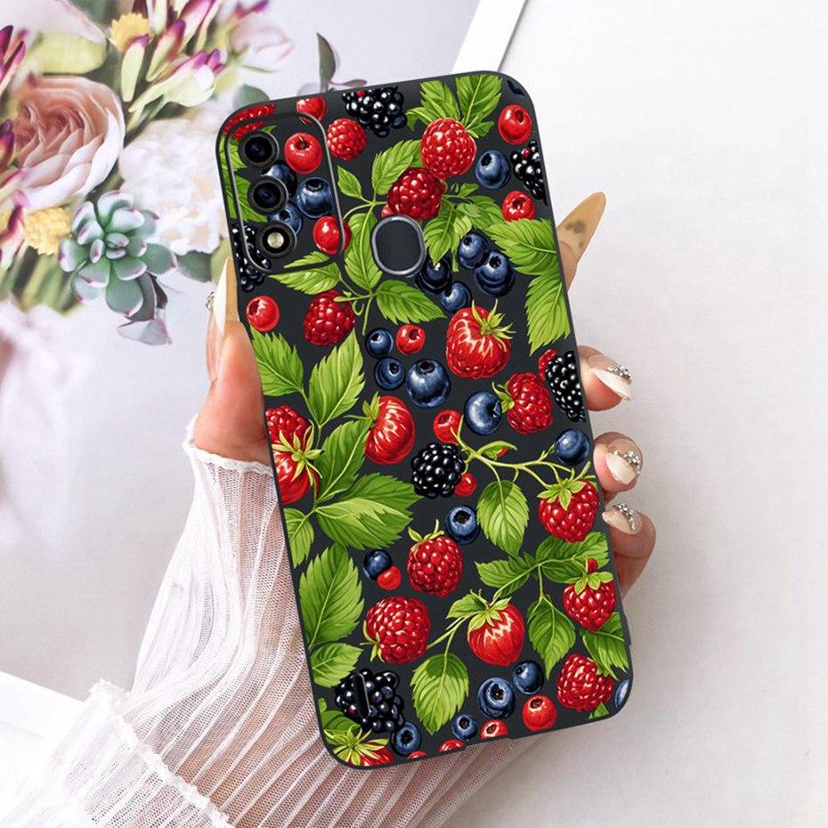 Cute Printing Phone Case For ITEL A48 Soft Black Silicone TPU Cases For Itel A48 Covers Bumpers