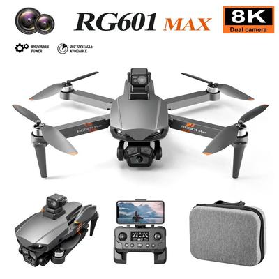 Novo Drone RG601MAX: Fotografia Aérea HD, GPS, Motores Brushless, Desvio de Obstáculos, Fluxo Ótico, Aeronave de Controle Remoto de Quatro Eixos