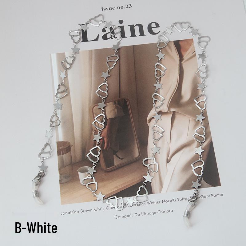 Stainless Steel Fashion Lanyard: Anti-slip Sunglasses Chain for Men and Women