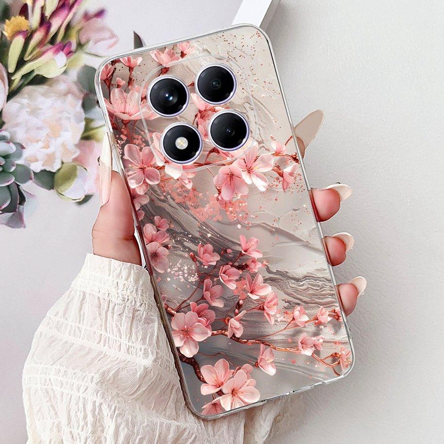 For Xiaomi Redmi Note 14 Pro Plus Case New Popular Flower Marble Soft Silicone Cover For Xiaomi Redmi Note 14 Pro Global Capinha