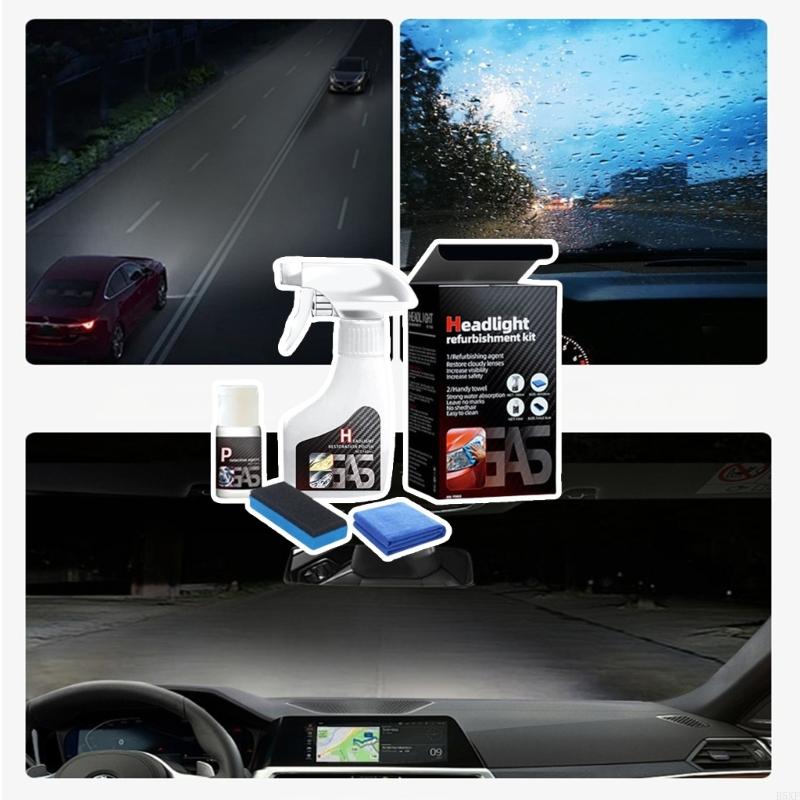 2025 New Car Headlight Restoration Liquid Headlamp Polishing Lens Oxidation Cleaner