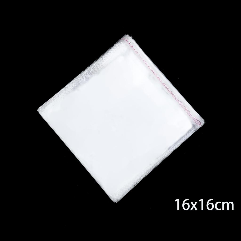 100/200 Stück OPP Transparente Selbstklebende Tasche Handgefertigte Zubehörtasche Verpackung