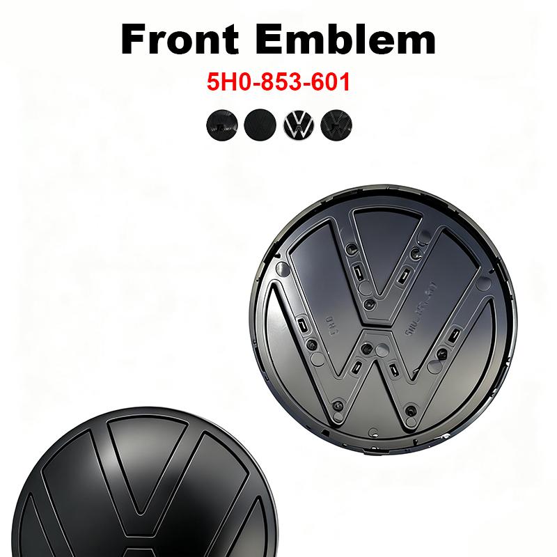 Volkswagen MK4 ABS 3D Car Front Logo Rear Bumper Tail Door Trunk Sticker Rear Emblem Sticker Styling Accessory For VW Volkswagen Polo 2019-2024
