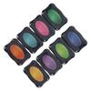 Ink Pad 8 PCS Reflective Interference Ink Safe Stamp Pad Fingerprint Ink Pad for Kids for DIY