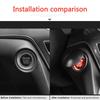 REE4   Fashion Car Start Button Cover All Metal Starting Decorative Cover For Benz AMG W204 W205 W203 W211 W212 W213 W201 W210 Stickers