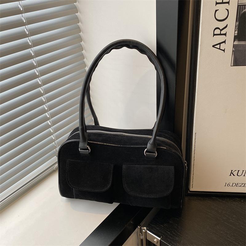 

Popular bags New trendy women s summer autumn versatile portable small square bag shoulder bag чёрный