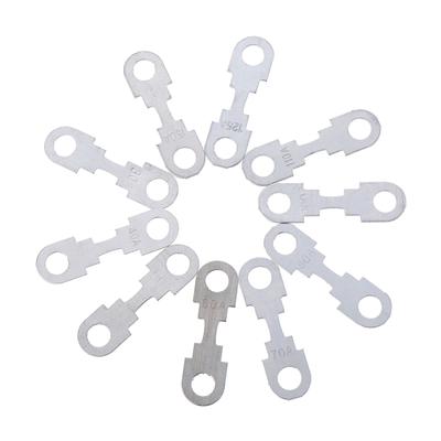 10 stuks 30A-150A 32Vdc Automotive Auto Platte Zinkplaat Kleine Zekeringplaat Voor Auto