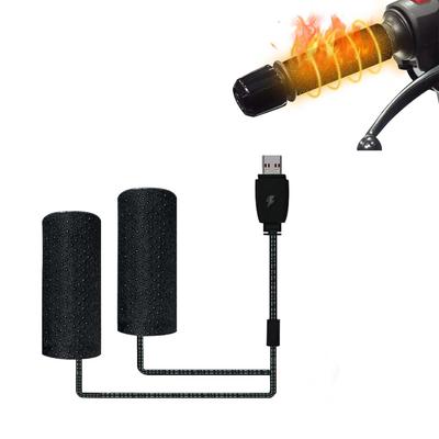 Heated Grips for USB 3 Temperature with Easy Cold Weather Heated Heat Covers for and Waterproof and Perfect for Motorcycles, Wrap-around, Powered,