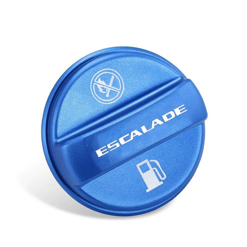 Aluminum Alloy Fuel Tank Cap Cover Decorative Shell For Cadillac ESCCALADE Logo Exterior Car Styling Modification Accessories