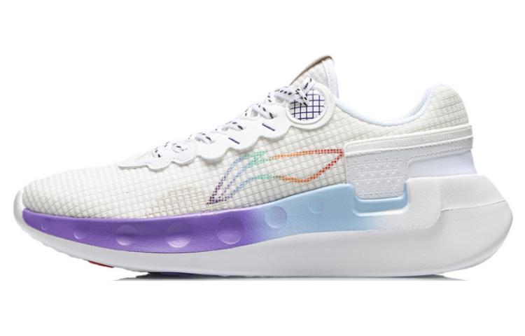 Li Ning Спортивные Нескользящие Износостойкие Нескользящие Износостойкие Низкие Беговые Кроссовки Мужские Белые ARHT041-1 40