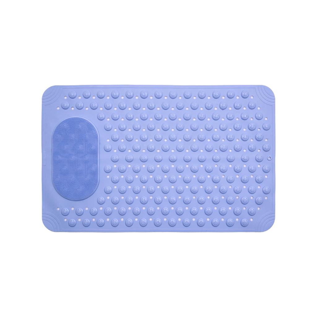 Healthy Non-toxic Large Bath Mat Safety Non-slip Suction Cup Bathroom Shower Mat Foot Massage Bath Rug Eco-Friendly Bath Mats