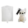 Silicone Mold for Handmade Soap Resin, Puddings, Chocolate Making Fondant Mould Little Dog Shaped