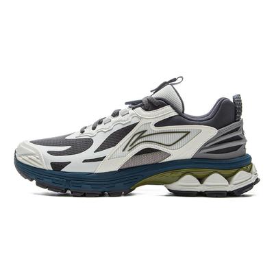 Li Ning Fuyiao 2.0 Trail Classic Retro Dvojité odpruženie Stabilná podpora Protišmyková Odolná proti opotrebeniu Nízky strih Bežná Bežecká obuv Pánske Tenisky ARXU011-2