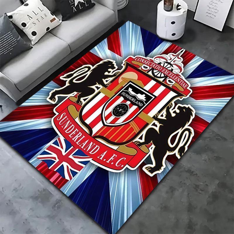 Sunderland A.F Carpet Rug for Living Room Bedroom Home Sofa Decoration,Kids play Non-slip Floor Mat