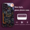Mechanical structure device for Samsung Galaxy S24 Plus S20 21 FE S23 Ultra S8 9 A70 72 73 50 51 52 53 Tempered glass phone case